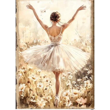 papier ryżowy A-4 12161 baletnica