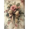 papier ryżowy A-4 10225 róża z kokardą