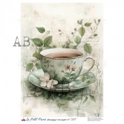 papier ryżowy A-4 no.507 filiżanka