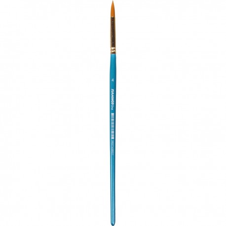 pędzel syntet.okrągły flamingo nr 4