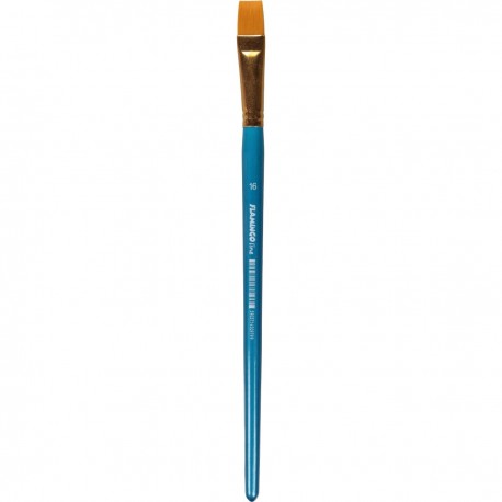 pędzel syntet.płaski flamingo nr.16