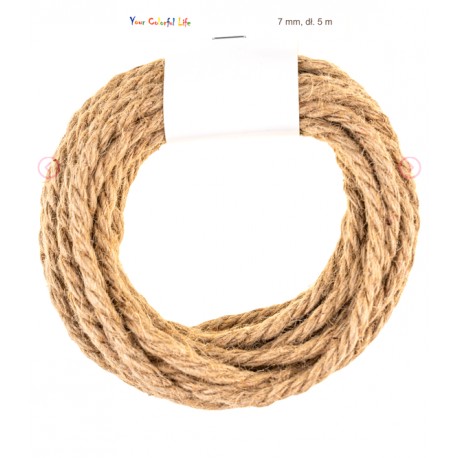 sznurek jutowy 7mm*5m