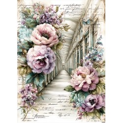 papier ryżowy A-5 17312 alejka kwiatowa