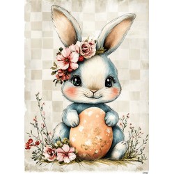 papier ryżowy A-5 17759 zajączek z jajkiem