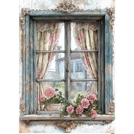 papier ryżowy A-5 11514 angielskie okno