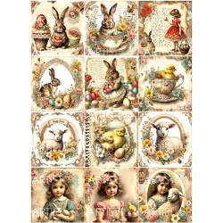 papier ryżowy A-4  wielkanoc R-094