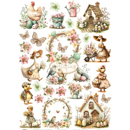 papier a-4/250 gr elementy do wycięcia P-094