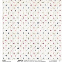 ***papier scrapbooking 31*32 cm SL758 pastelowe kropki