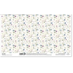 ***papier scrapbooking 31*32 cm SL742 drobne kwiatki