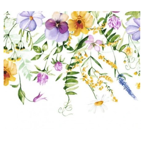 serwetka 33*33 kwiaty polne