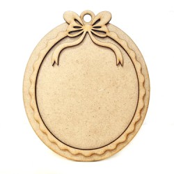 medalion z kokardką 18,6x15,7cm