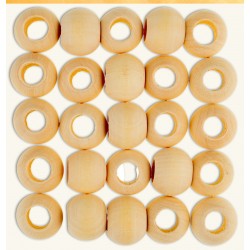 koraliki średnica 20mm średnica otworu 10mm/25 szt