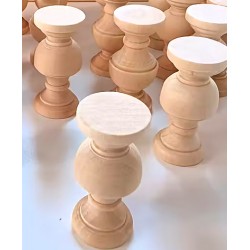 podstawka kolumna drewniana 2,5*6cm