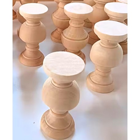 podstawka kolumna drewniana 2,5*6cm