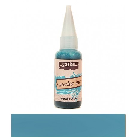 Pentart tusz media ink 20ml laguna