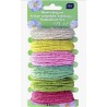 zestaw sznurki wełniane 6-kol-5 m