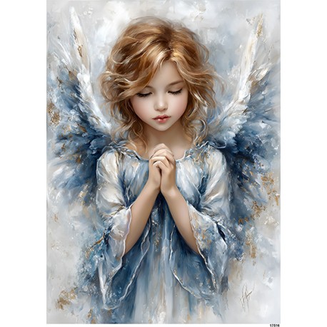 papier ryżowy A-5 17516 dziewczyna anioł