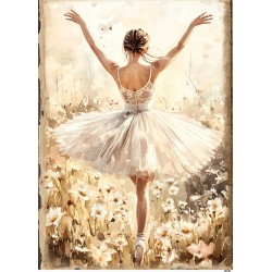 papier ryżowy A-5 12161 baletnica