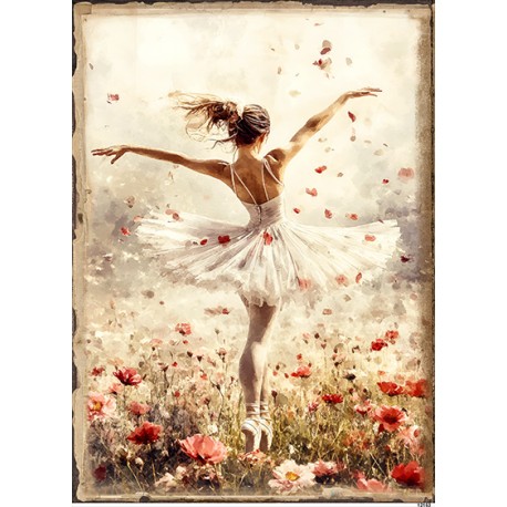 papier ryżowy A-5 12163 baletnica