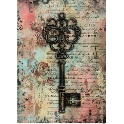 papier ryżowy A-5 10135 klucz,pismo