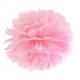pompon z bibuły 25 cm różowy