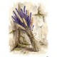 papier ryżowy A-5 20467 bukiet lawendy