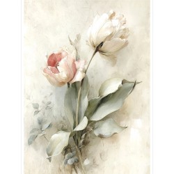  papier ryżowy A-4 R-2834 bukiet tulipany