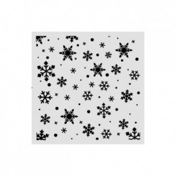 szablon 3D 12*12 cm KSTDS73 śnieżynki