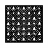 szablon 3D 18*18cm tło serduszka.. KSTDQ123