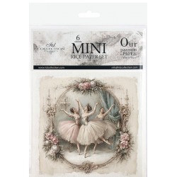 zestaw papierów mini 14,8*14,8cm baletnice
