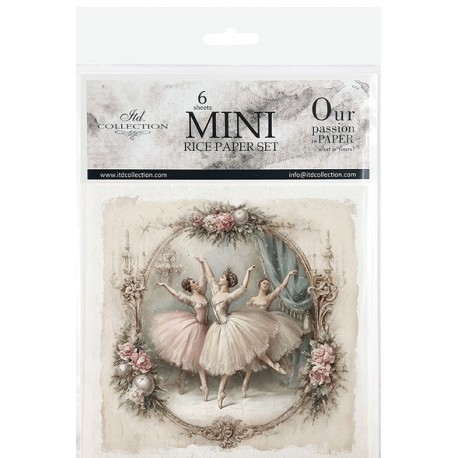 zestaw papierów mini 14,8*14,8cm baletnice