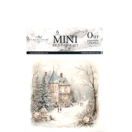 zestaw papierów mini 14,8*14,8cm zima,choinka