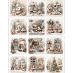  papier ryżowy A-4 R2879 mufinkowe święta