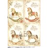 papier ryżowy A-4 no.8010 konik bujany