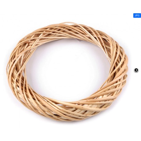 wianek pleciony naturalny 40 cm