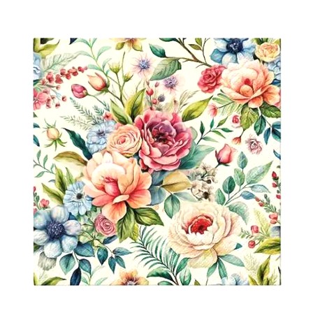 serwetki 33*33cm kwiaty