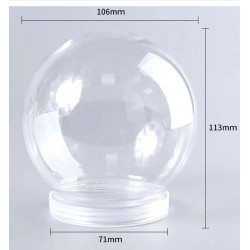 kula plastikowa 10,5 cm z podstawką