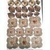 folia A-4 3d kwiaty beige LaBlanche opki. 3 arkusze