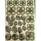 folia A-4 3d kwiaty petrol LaBlanche opk. 3 arkusze