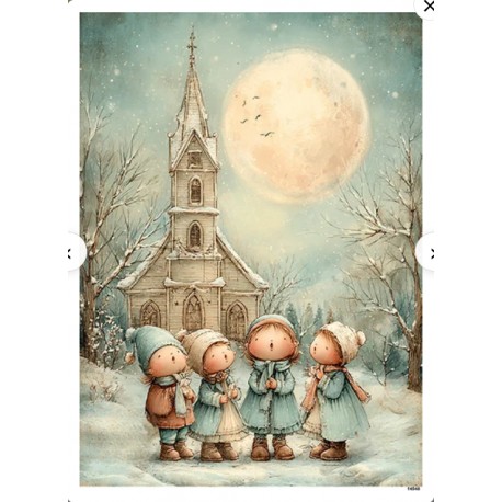 papier ryżowy A-5 14548 chór dzieci