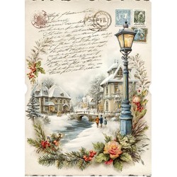 papier ryżowy A-5 14941 latarnia