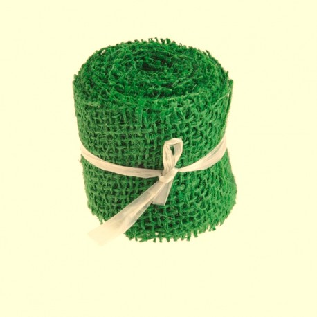 juta naturalna zielona 6cm*3m