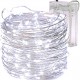 lampki led ciepłe światło 40 led na baterie