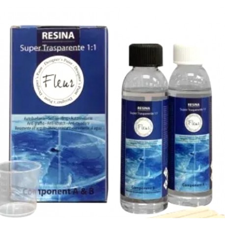 żywica super krystaliczna 1:1 240 ml FLEUR