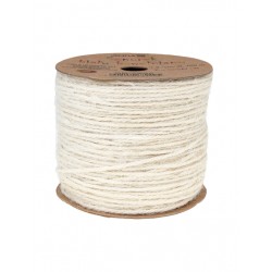 sznurek jutowy bawełniany biały 1,5mm/100 m