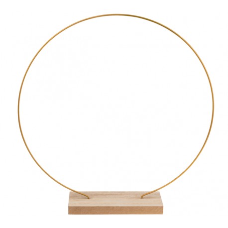 ring metalowy z podstawą 32 cm