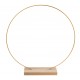 ring metalowy z podstawą 28 cm