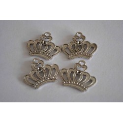 sz.metal korona srebrna 1,7cm*2,2cm (op 4szt)