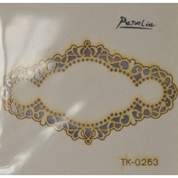 wycinanka TK-0253 ramka owalna 9,5*5cm