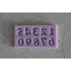pentart foremka silikonowa cyfry 6x3,5cm